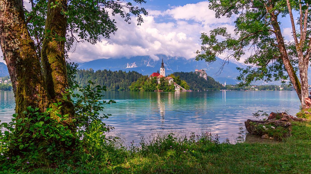 Bled jezero ljeti