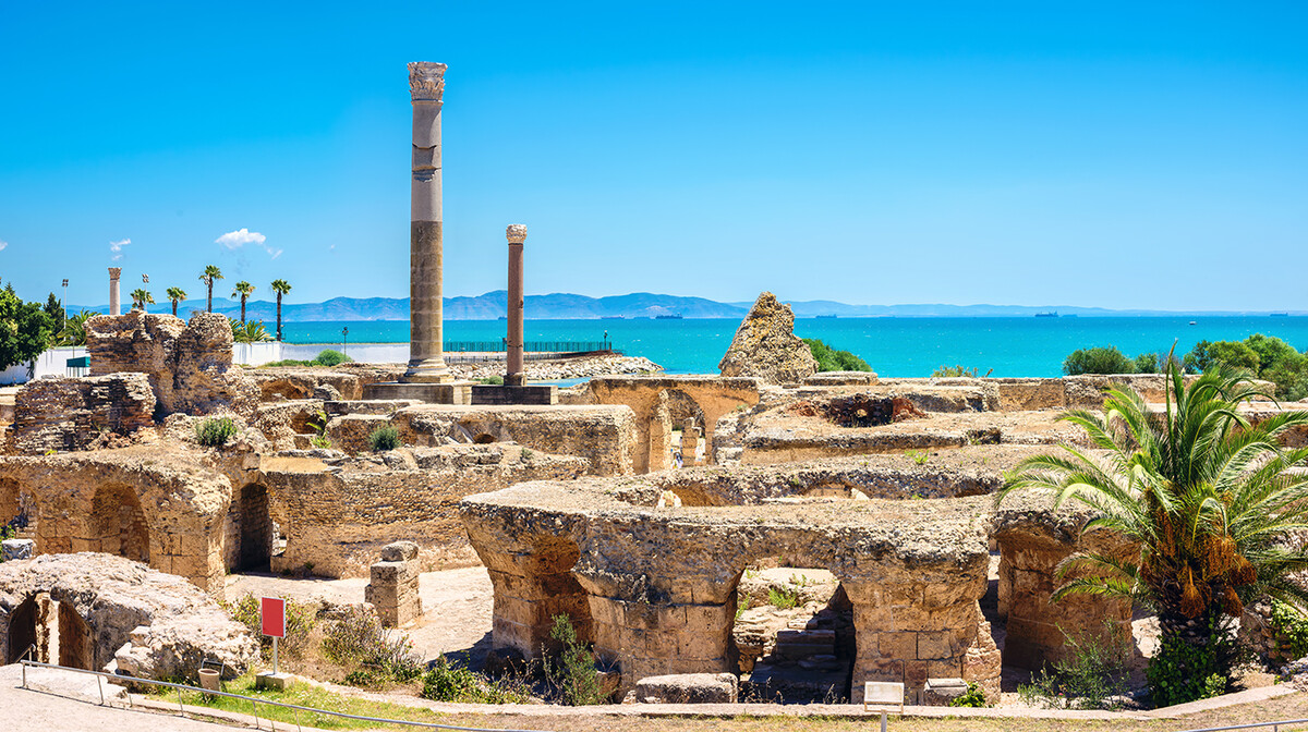Kartaga arheološko nalazište, Tunis, ljetovanje Mediteran, charter let Tunis