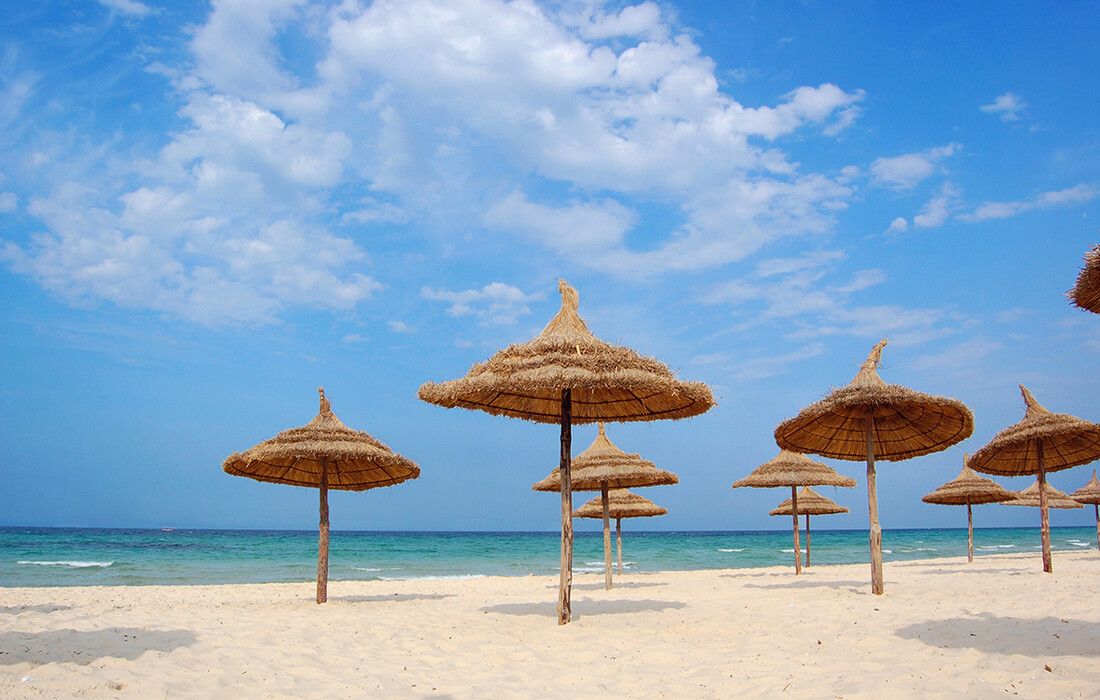  Sousse pješčane plaže, ljetovanje u Tunisu