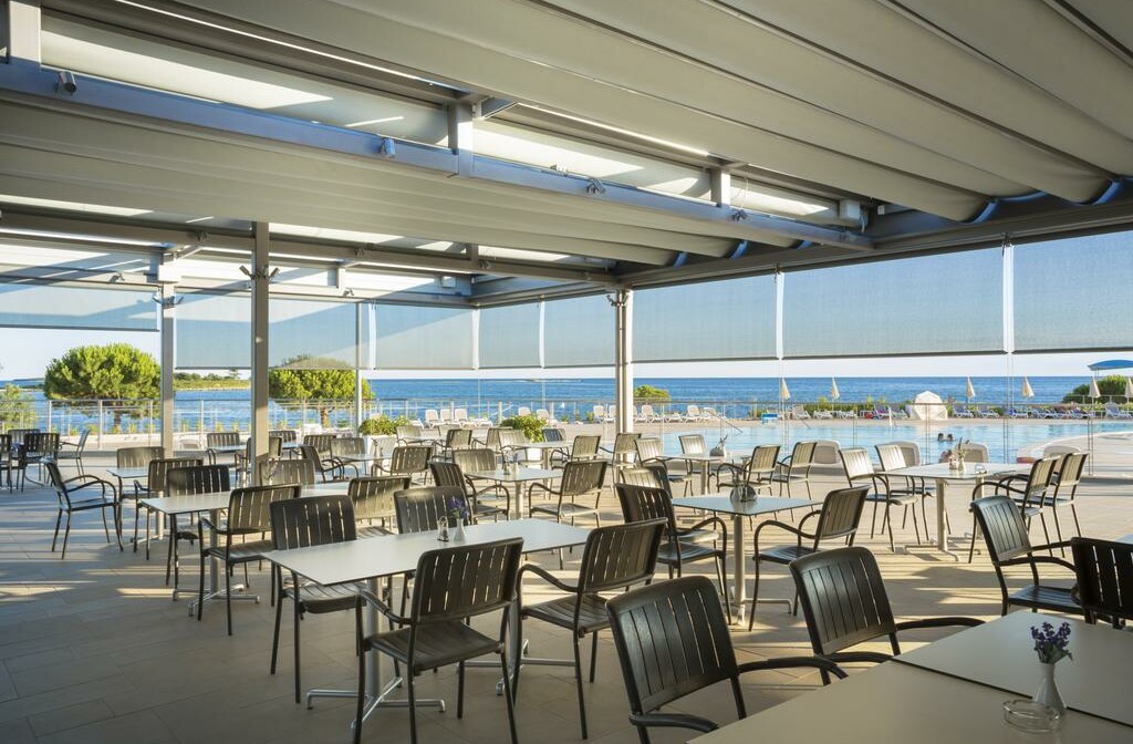 Rovinj, Villas Rubin Resort, vanjski dio restorana