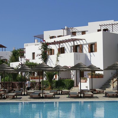 Karpatos Grčki otoci ljetovanje, Amoopi, Hotel Village Aegean & Bungalows, bazen