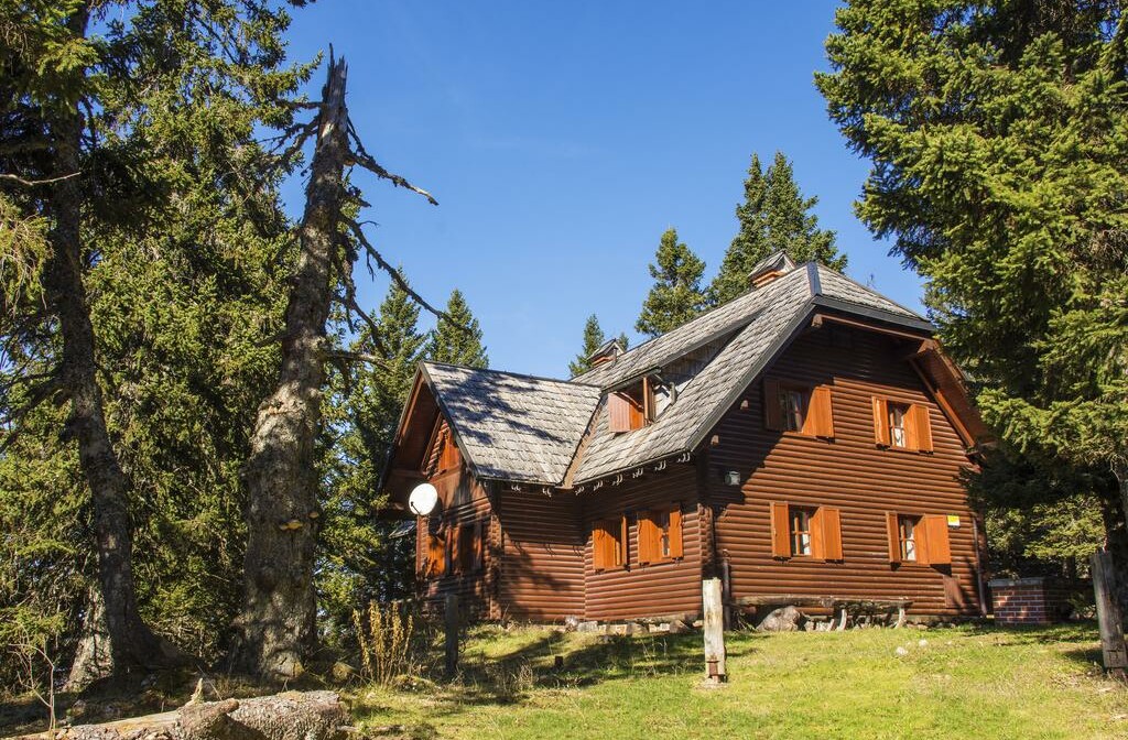 Skijanje Krvavec Apartmani Muštrinka, zimska kućica za odmor,u šumi među borovima