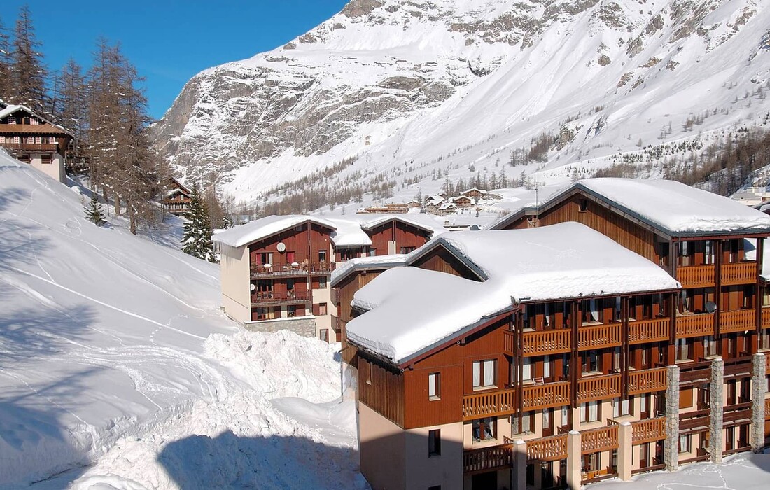 skijanje francuska Val d'Isere, Apartmani na stazi