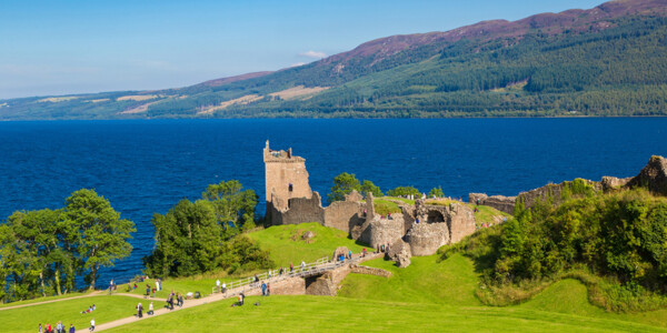 kotska, Dvorac Urquhart uz jezero Loch Ness