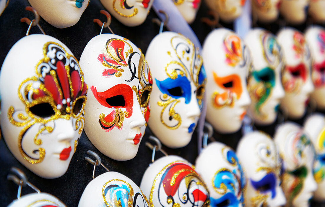 Venecijanske maske, putovanje karneval u Veneciji, europska putovanja autobusom, garantirani polasci