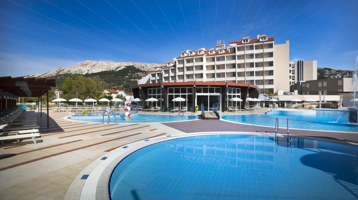 Hrvatska, Corinthia Baška Sunny Hotel by Valamar, obiteljsko putovanje, vanjski bazeni