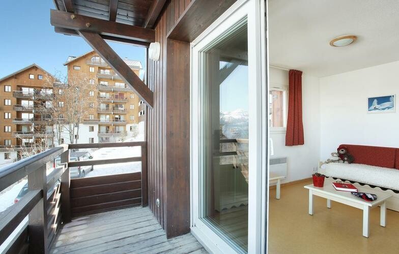 Puy St. Vincent, Chalets Puy St. Vincent balkon