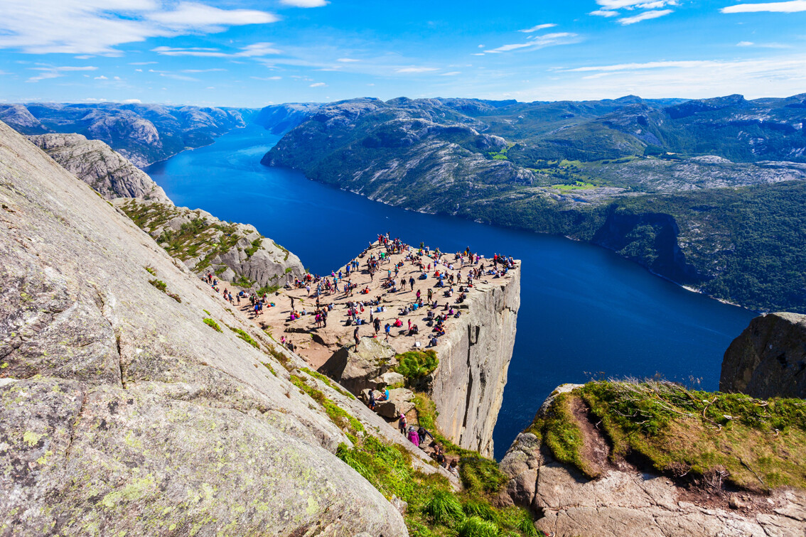 Norveška, Pulpit Rock  iznad Lysefjorda