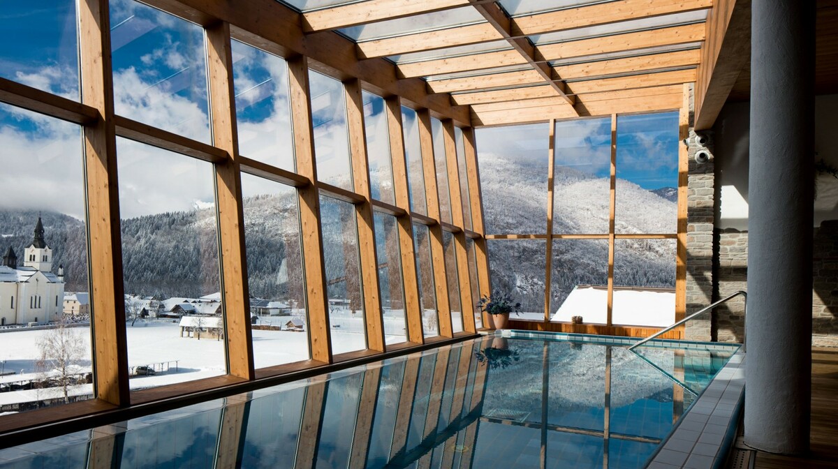 Skijanje i wellnes u Sloveniji, Bohinj Park ECO Hotel exclussive wellness, bazen