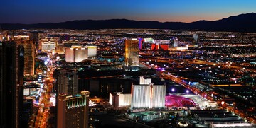 Amerika, Nevada, Las Vegas, noćna panorama na Las Vegas, grupni polasci u Ameriku