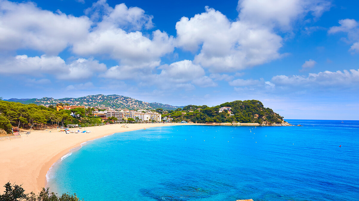 Costa Brava - Platja Fenals Beach in Lloret de Mar 