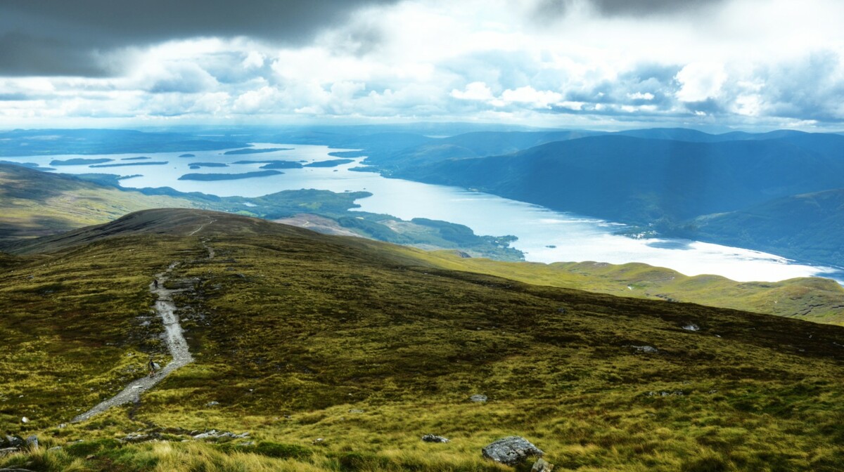 Jezero Locjh Lomond,  jedan od najljepših škotskih krajolika, Putovanje u Škotsku
