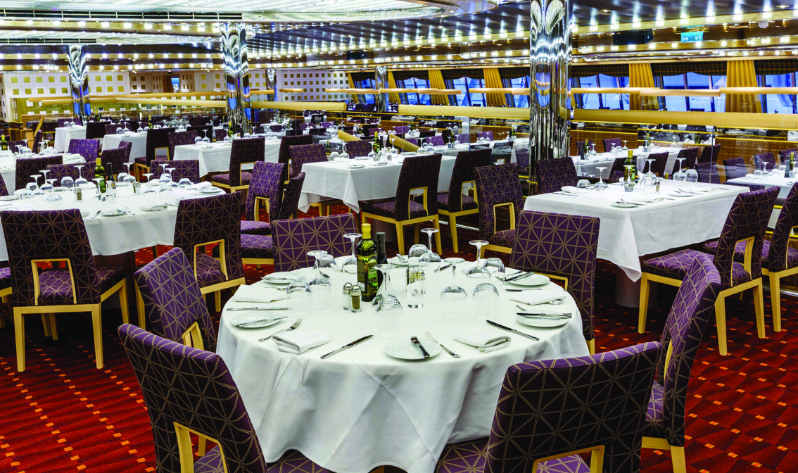 Costa Diadema, Adularia Restaurant