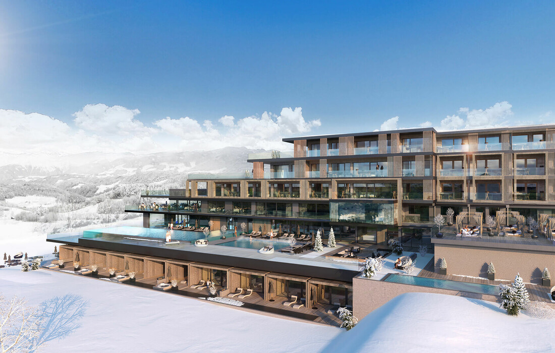 Skijanje u Italiji, skijalište Kronplatz, Hotel Winkler, pogled izvana