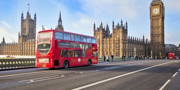 Putovanje u London, Westminster most sa parlamentom i Big Benom
