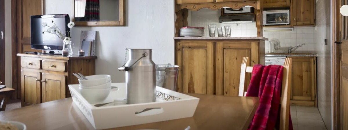Val Thorens, Village Montana, kuhinja i primača, app 45 m2
