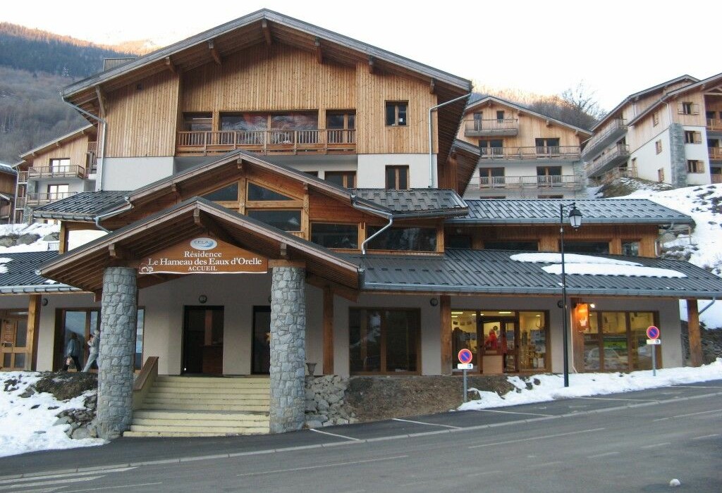 Skijanje u Francuskoj, Val Thorens, Residence Le Hameau des Eaux d’ Orelle, izvana