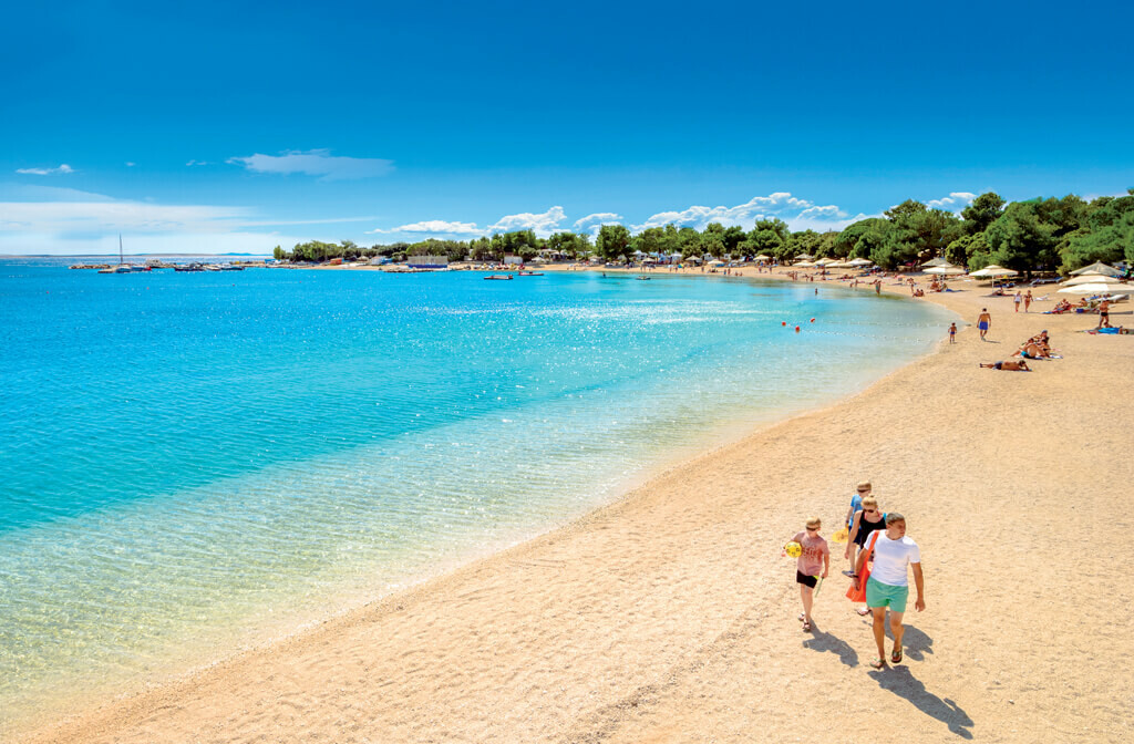 Kamp Šimuni, ljetni sportski kamp, plaža