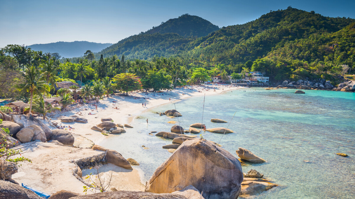 Tajland, Silver beach, Crystal Beach beach view at Koh Samui