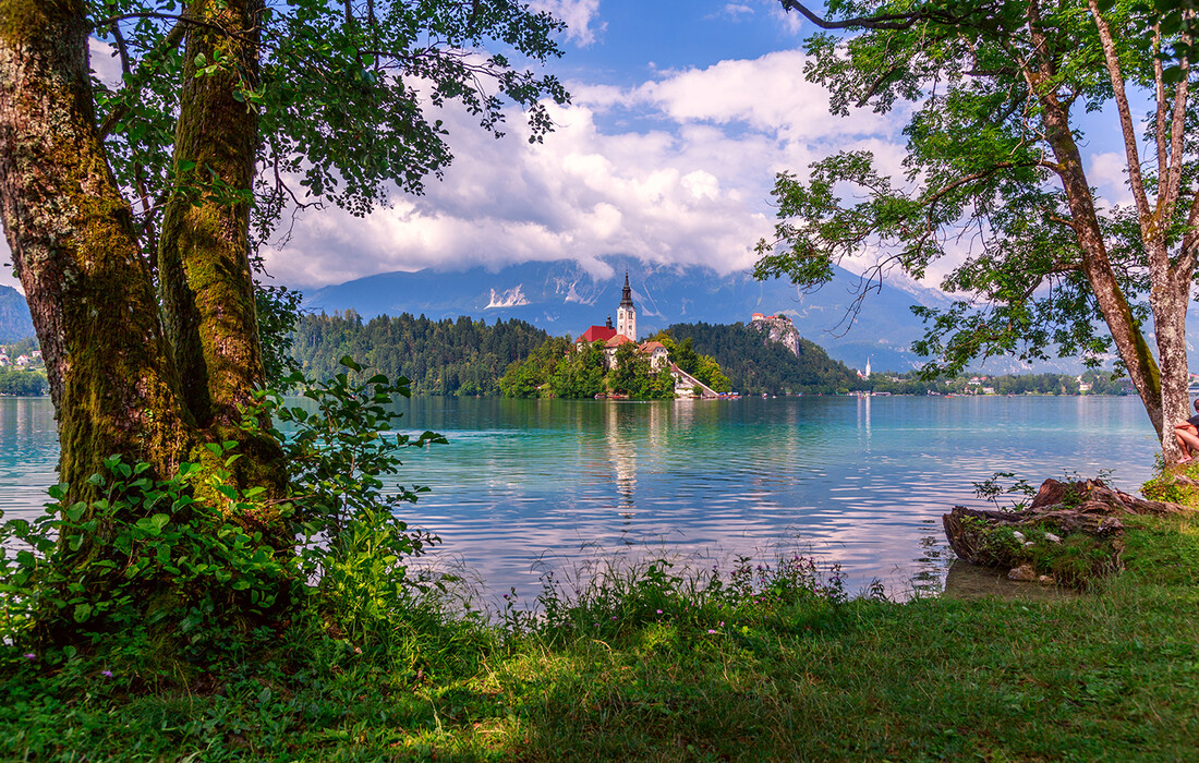 Bled jezero ljeti