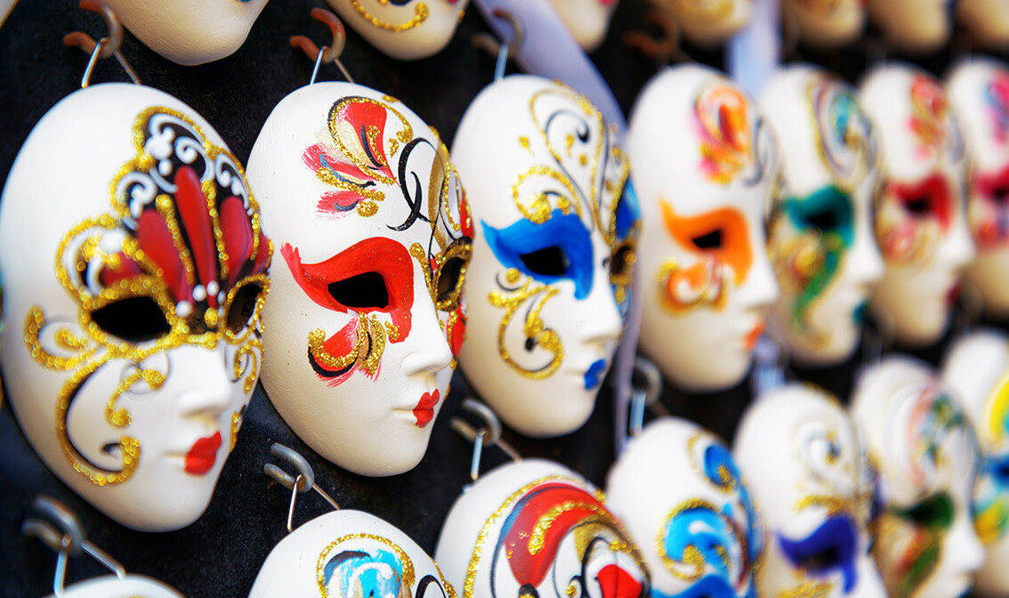 Venecijanske maske, putovanje karneval u Veneciji, europska putovanja autobusom, garantirani polasci