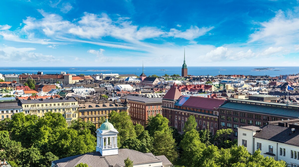 Panorama Helsinkija, putovanje Finska, Skandinavija zrakoplovom, garantirani polazak