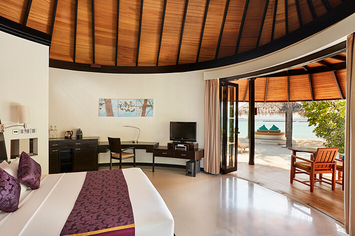 Maldivi mondo travel, The Sun Siyam Iru Fushi, Deluxe Beach Villa