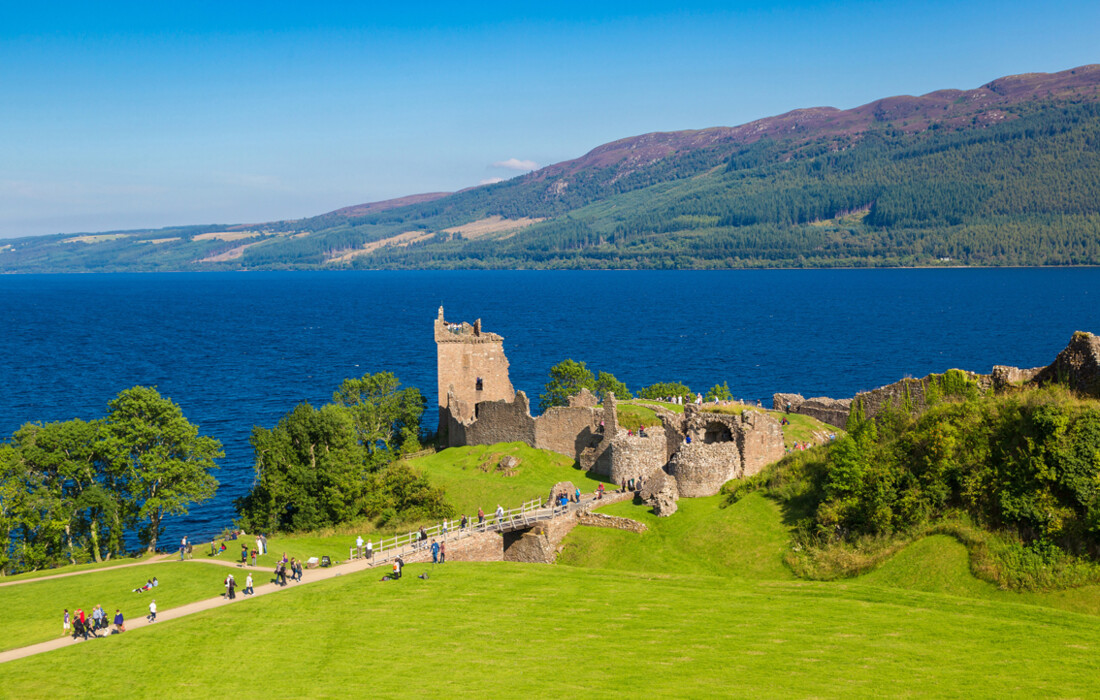 kotska, Dvorac Urquhart uz jezero Loch Ness