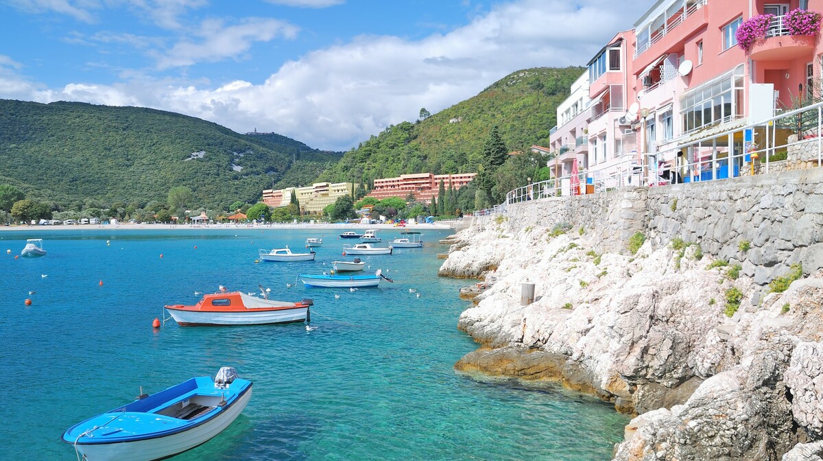 Rabac, plaža