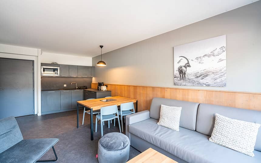 Alpe d'Huez - Apartmani Les Ecrins d'Auris, dnevna