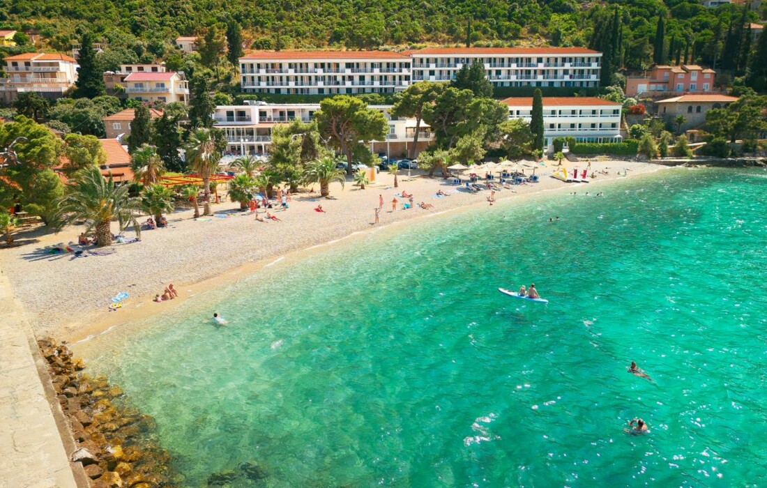 Hotel Faraon, beach panoramic