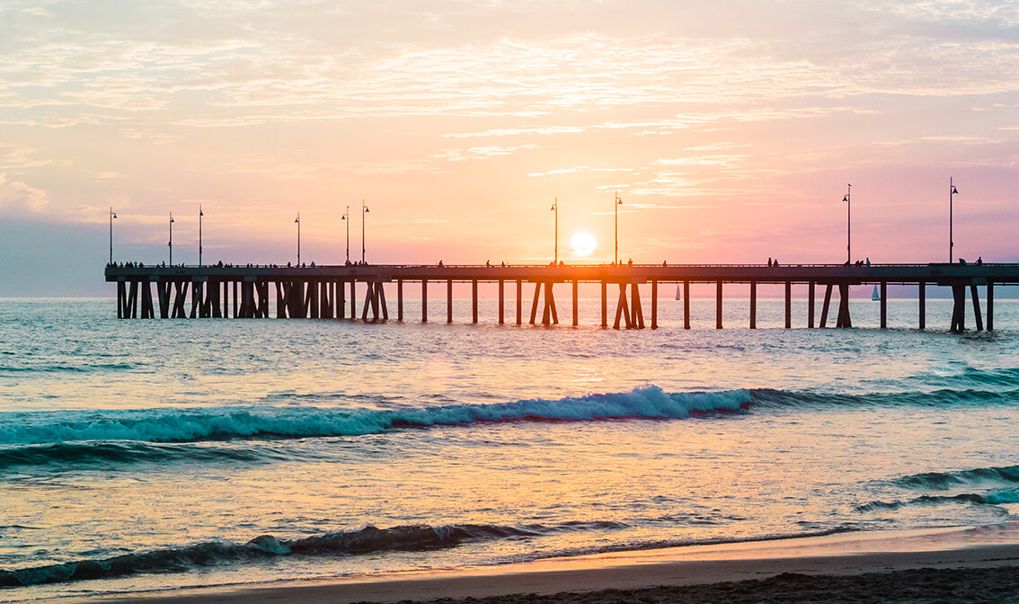 Venice beach plaža, putovanje Amerika, zapadna obala Amerike