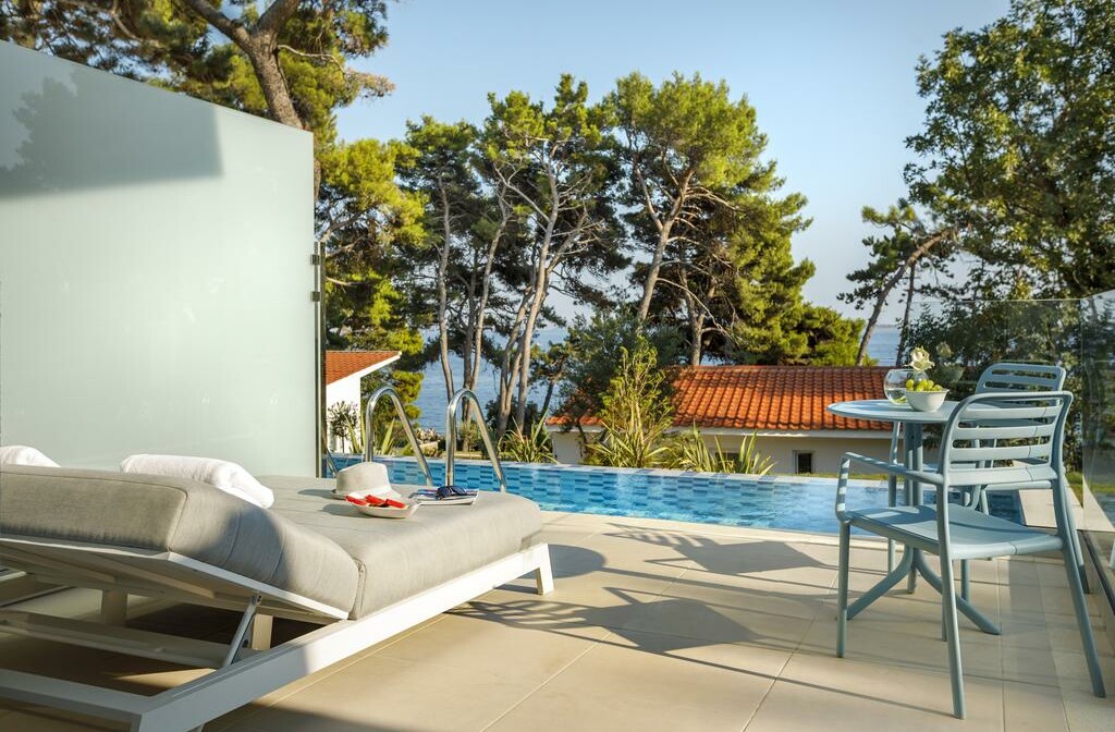 Otok Rab, Valamar Carolina Hotel & Villas, privatni bazen