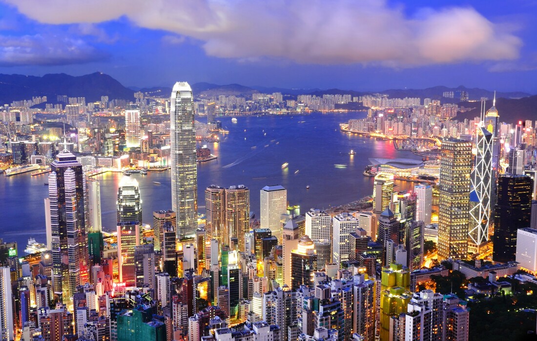 Noćna panorama Hong Kong, putovanje Hong Kong, Azija, vođene ture, garantirani polasci