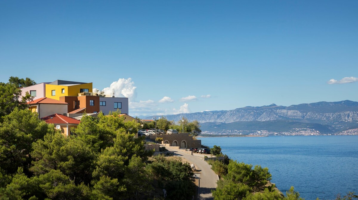 Krk, Vrbnik, Hotel Vinotel Gospoja, panorama