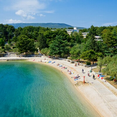 Cres, Hotel Kimen, plaža