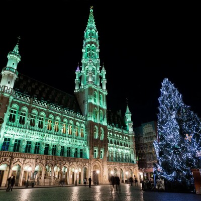 Bruxelles po noći