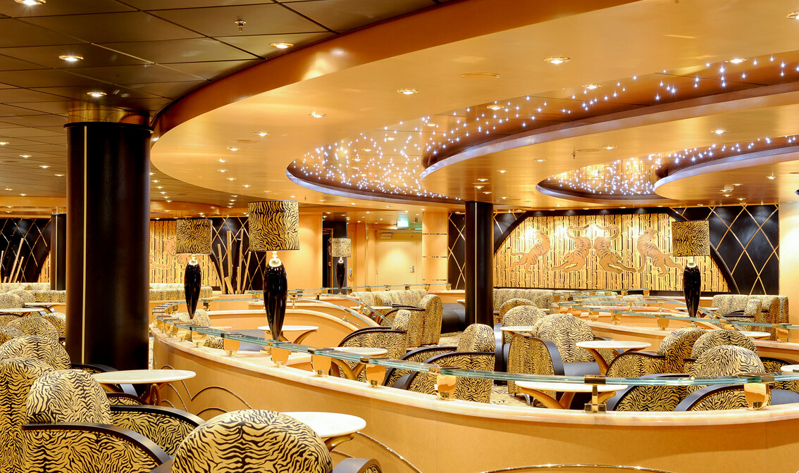 MSC Magnifica Ship Tiger Bar