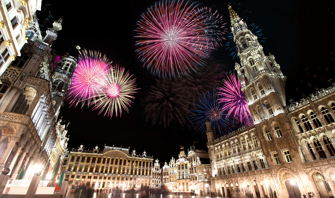 Belgija, Bruxelles, Nova godina