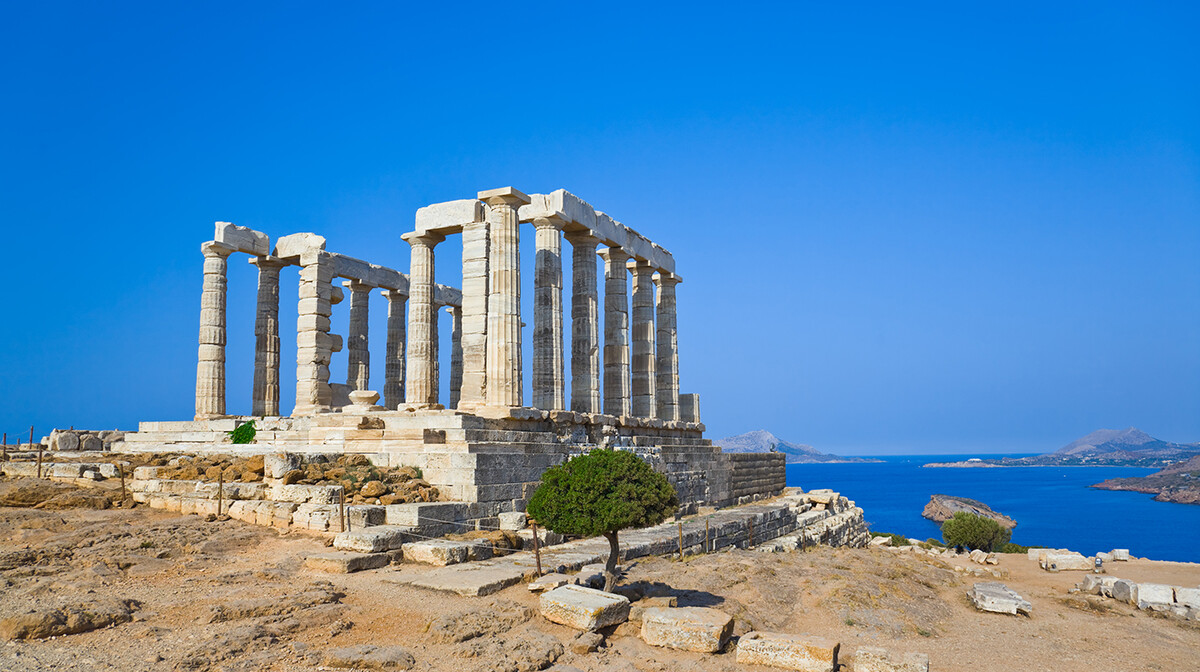 Atena, Sounion - Posejdonov hram s prekrasnim pogledom na Egejsko more, putovanje zrakoplovom