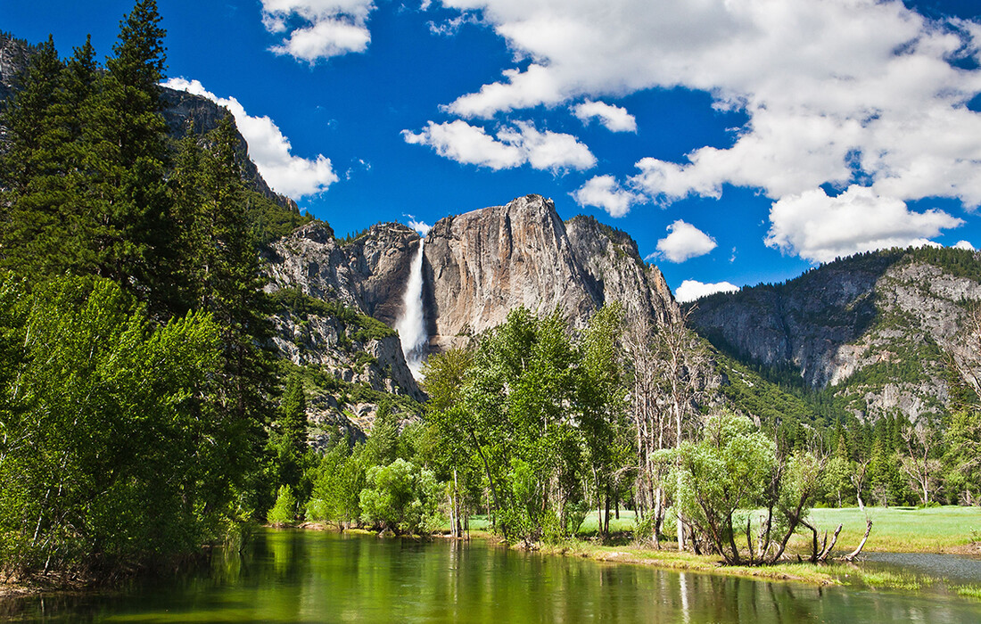 SAD, Kalifornija, Nacionalni park Yosemite, predivan vodopad, grupni polasci, putovanja zrakoplovom