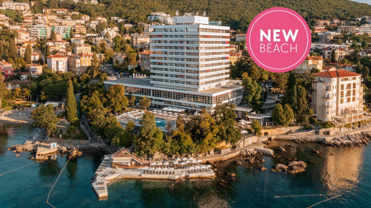 Opatija, Hotel Ambasador, nova plaža