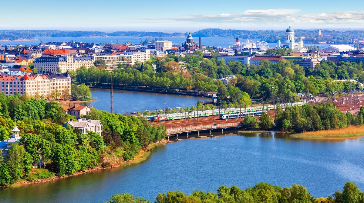 Panorama Helsinkija, putovanje Finska, Skandinavija zrakoplovom, garantirani polazak