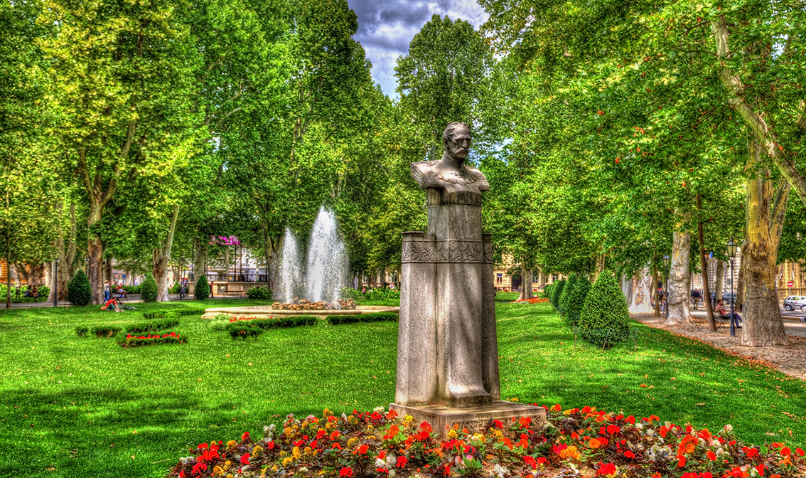 Zagreb, park Zrinjevac