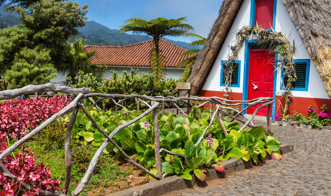 Madeira,  -Traditional rural house in Santana