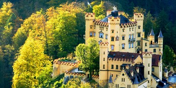 dvorac Hohenschwangau , autobusna putovanja, Mondo travel, europska putovanja