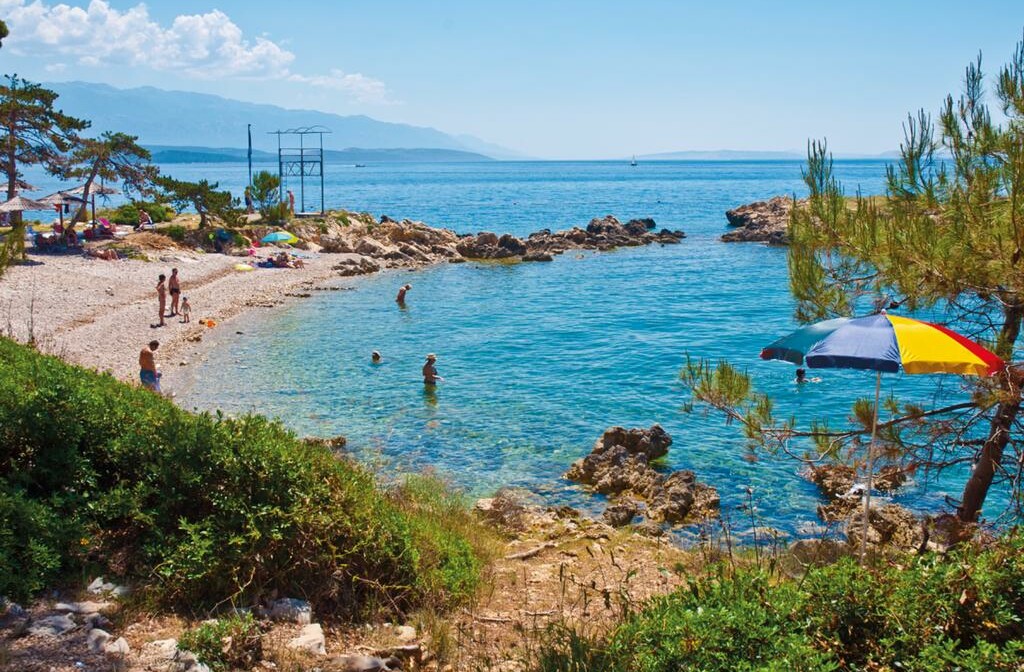 Otok Rab, Eva Sunny Hotel and Residence, plaža