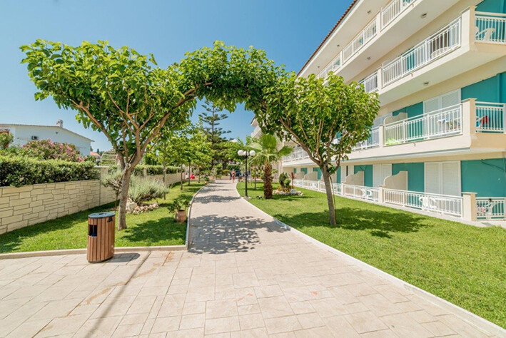 Mondo travel Zakintos, Laganas, Hotel Tsilivi Beach, vrt
