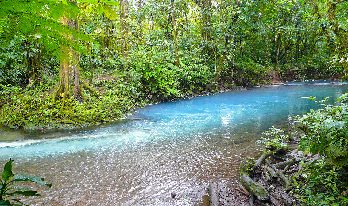 Kostarika, Rio Celeste rijeka, garantirani polasci, putovanja sa pratiteljem, vođene ture