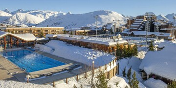 Skijanje, Francuska, Alpe d'Huez, Residence Franceloc D'huez, bazen